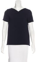 Thumbnail for your product : Maje Embellished Short Sleeve Top