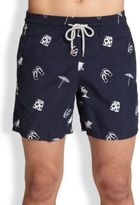 Thumbnail for your product : Vilebrequin Embroidered Swim Trunks