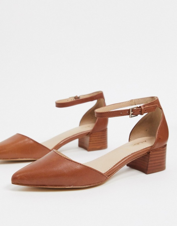 aldo brown heels
