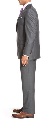 David Donahue Ryan Classic Fit Solid Wool Suit