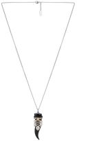 Thumbnail for your product : Roberto Cavalli Indian Flower Horn Necklace