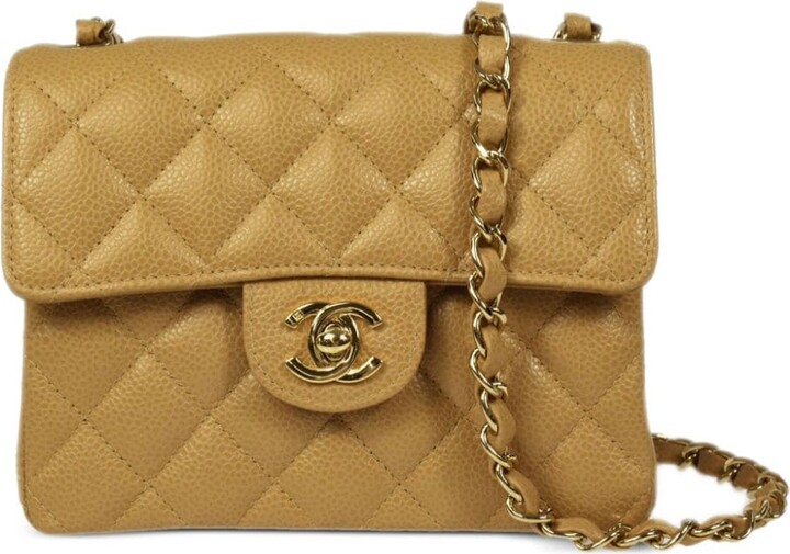 quilted flap bag with chain