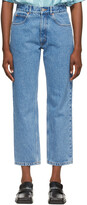 Thumbnail for your product : Martine Rose Blue Maynard Jeans