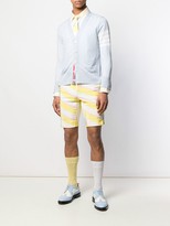 Thumbnail for your product : Thom Browne 4-Bar V-neck merino cardigan