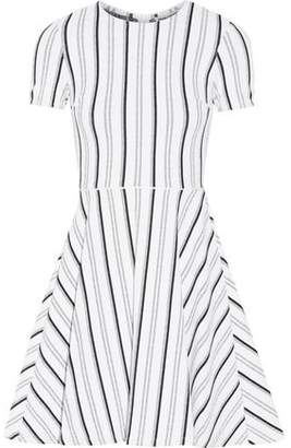 Opening Ceremony Clos Striped Textured-Jersey Mini Dress