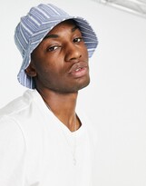 Thumbnail for your product : Boardmans stripe floppy bucket hat