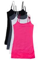 Thumbnail for your product : Active Products 4 Pack Active Basic Women's Basic Tank Top (,N.Pink/N.Orange/N.Yellow/Blue)