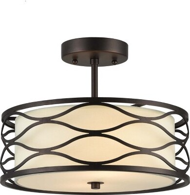 Chloe Lighting ChloeLightingGwenTransitional2LightRubbedBronzeSemi-FlushCeilingFixture13\