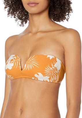 Seafolly Women's Wild Tropics Bandeau Bra Bikini Top