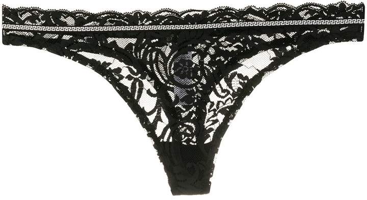 versace lace thong