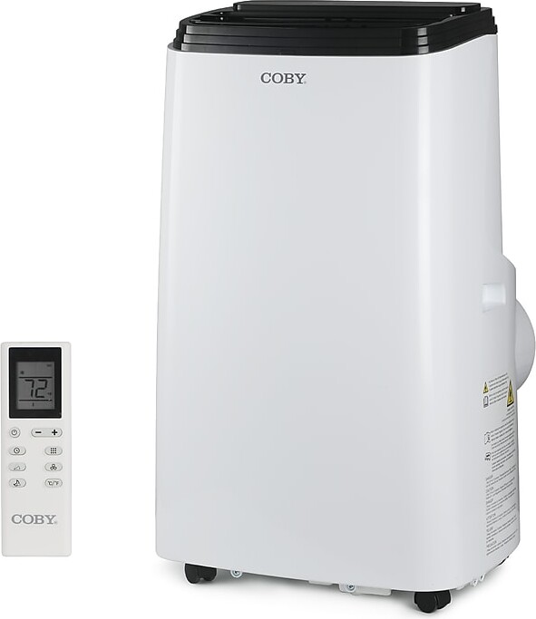 Coby 115-Volt 12,000 BTU (8,1500 BTU DOE) Portable Air Conditioner, with Remote, White (CBPAC815)