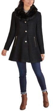black skirted coat