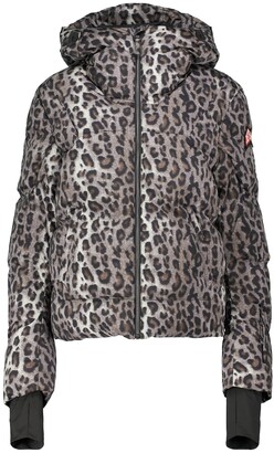 Jet Set Julia leopard-print ski jacket