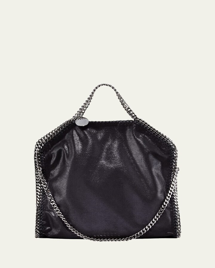 Stella McCartney Falabella Shaggy Deer 3-Chain Tote Bag with Silver Hardware