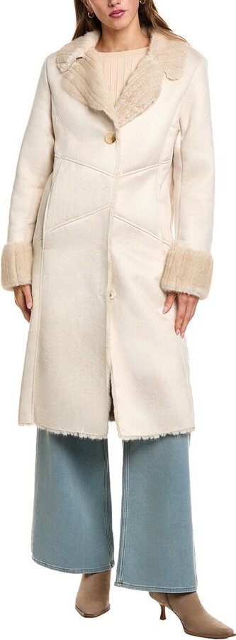 Via Spiga Notch Collar Coat