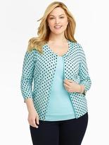 Thumbnail for your product : Talbots Eclipse Print Cardigan