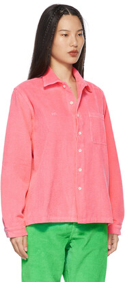 ERL Pink Corduroy Shirt
