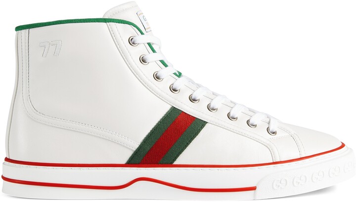 Gucci Men's Tennis 1977 high top sneaker - ShopStyle Trainers & Athletic  Shoes