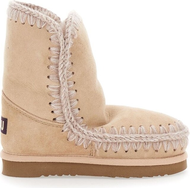 Mou Kids Crocheted Ankle Boots