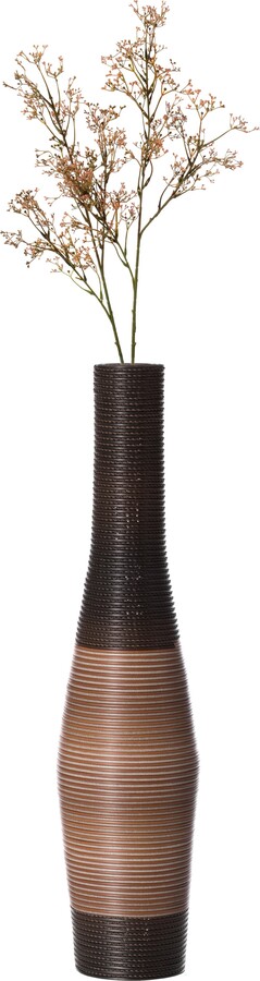 Tall floor vase, 38-Inch-Tall Floor Vase, Artificial Rattan Floor