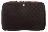 Thumbnail for your product : Chanel Quilted Laptop Case