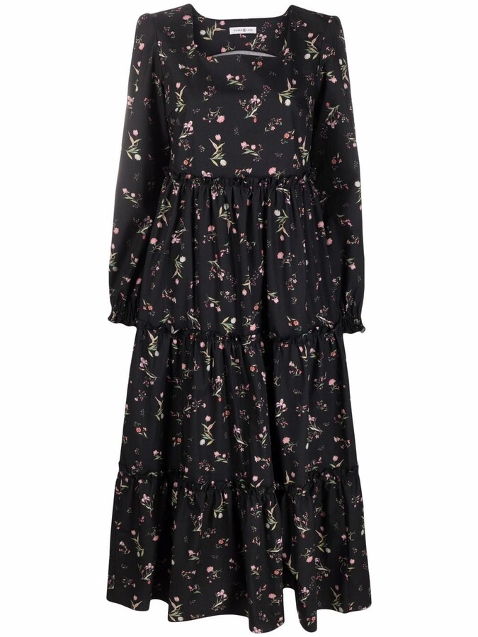Roses & Lace Aziza floralprint midi dress ShopStyle