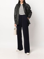 Thumbnail for your product : Extreme Cashmere Wide Leg Cashmere Track Trousers