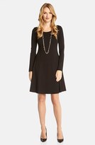 Thumbnail for your product : Karen Kane Seam Detail Jersey Fit & Flare Dress