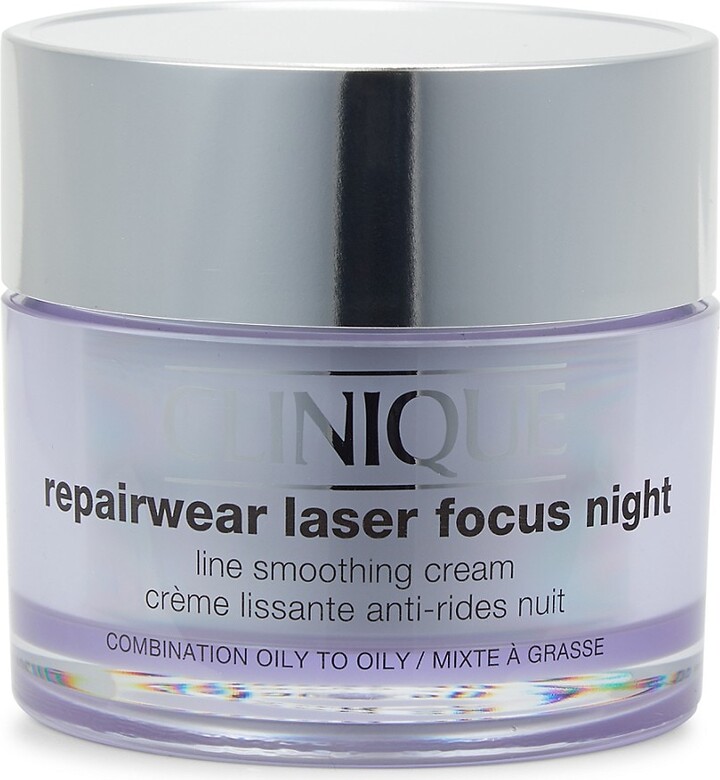 Clinique Repairwear Laser Focus Night Line Smoothing Cream Combination Oily to Oily ShopStyle