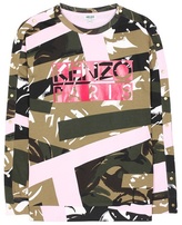 Kenzo Sweat-shirt en coton imprimé 