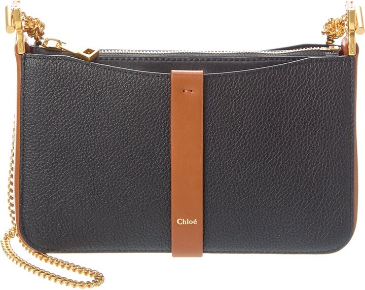 Chloé Marcie Leather Pouch On Chain