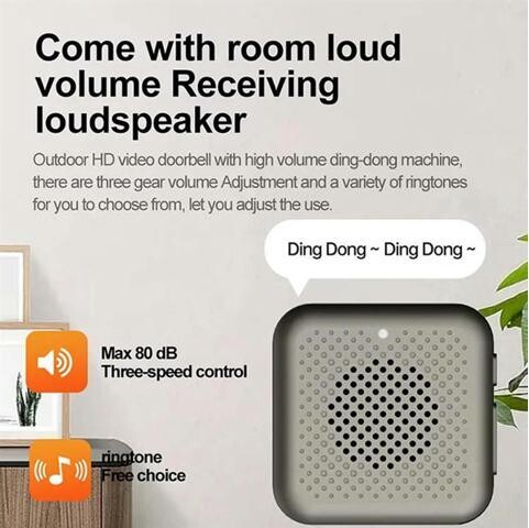 Traditions Generic Doorbell Kit With Simulation Fake Camera Door Bell Camera Doorbell LED Flash For Homes Offices Stores