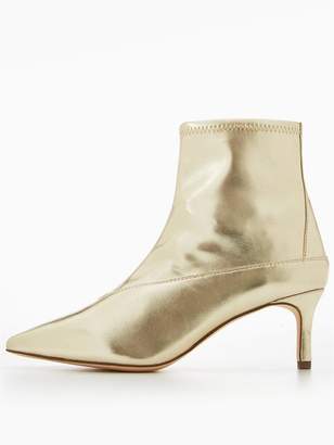 Very Blaire Stretch Sock Pixie Boot - Gold