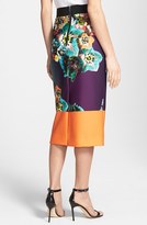 Thumbnail for your product : Milly Print Pencil Skirt