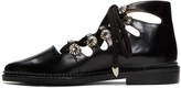 Thumbnail for your product : Toga Pulla Black Lace-Up Flats