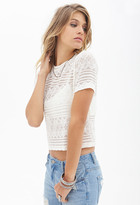 Thumbnail for your product : Forever 21 Forever21 Crochet Lace Tee