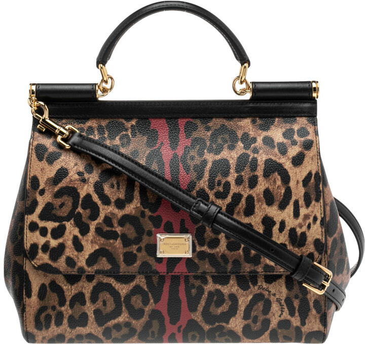 designer leopard bag