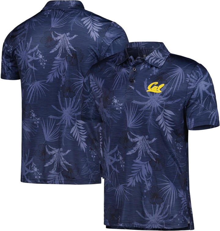 Men's Colosseum Navy Cal Bears Palms Team Polo Shirt