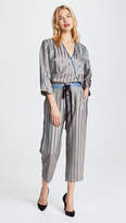 Thumbnail for your product : Forte Forte Viscose Stripe Jumpsuit