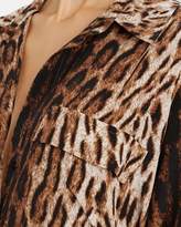 Thumbnail for your product : L'Agence Cameron Leopard Shirt Dress