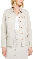 charter club white denim jacket