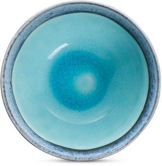 Gibson Reactive Glaze Blue Fruit Bowl, Created for Macy's