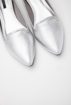 Thumbnail for your product : Forever 21 Pointed Faux Leather Flats
