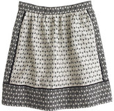 Thumbnail for your product : J.Crew Textured block print skirt