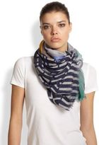 Thumbnail for your product : Cynthia Vincent Abstract Country Scarf