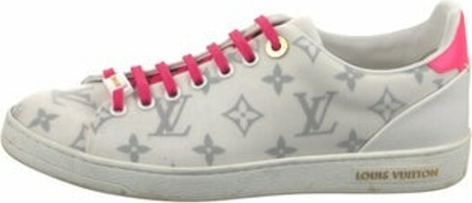 Qismat Women Color blocked with LV Design Shoes Sneakers in White