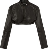 Ambush Leather Bolero Jacket - ShopStyle