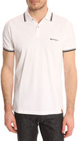 Thumbnail for your product : Ben Sherman Romford White Pique Polo Shirt