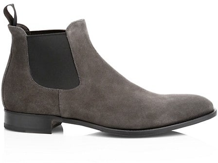 Mens Grey Suede Chelsea Boot Shop The World S Largest Collection Of Fashion Shopstyle