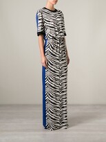 Thumbnail for your product : Ungaro Contrast Zebra Print Dress